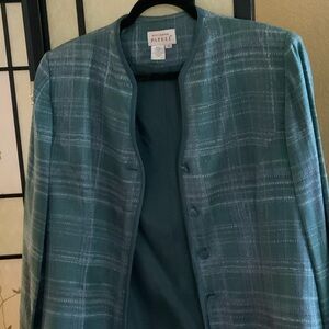 Adrianna Papell 100% Silk Blazer | Luxe Tailored Classic | Excellent Condition